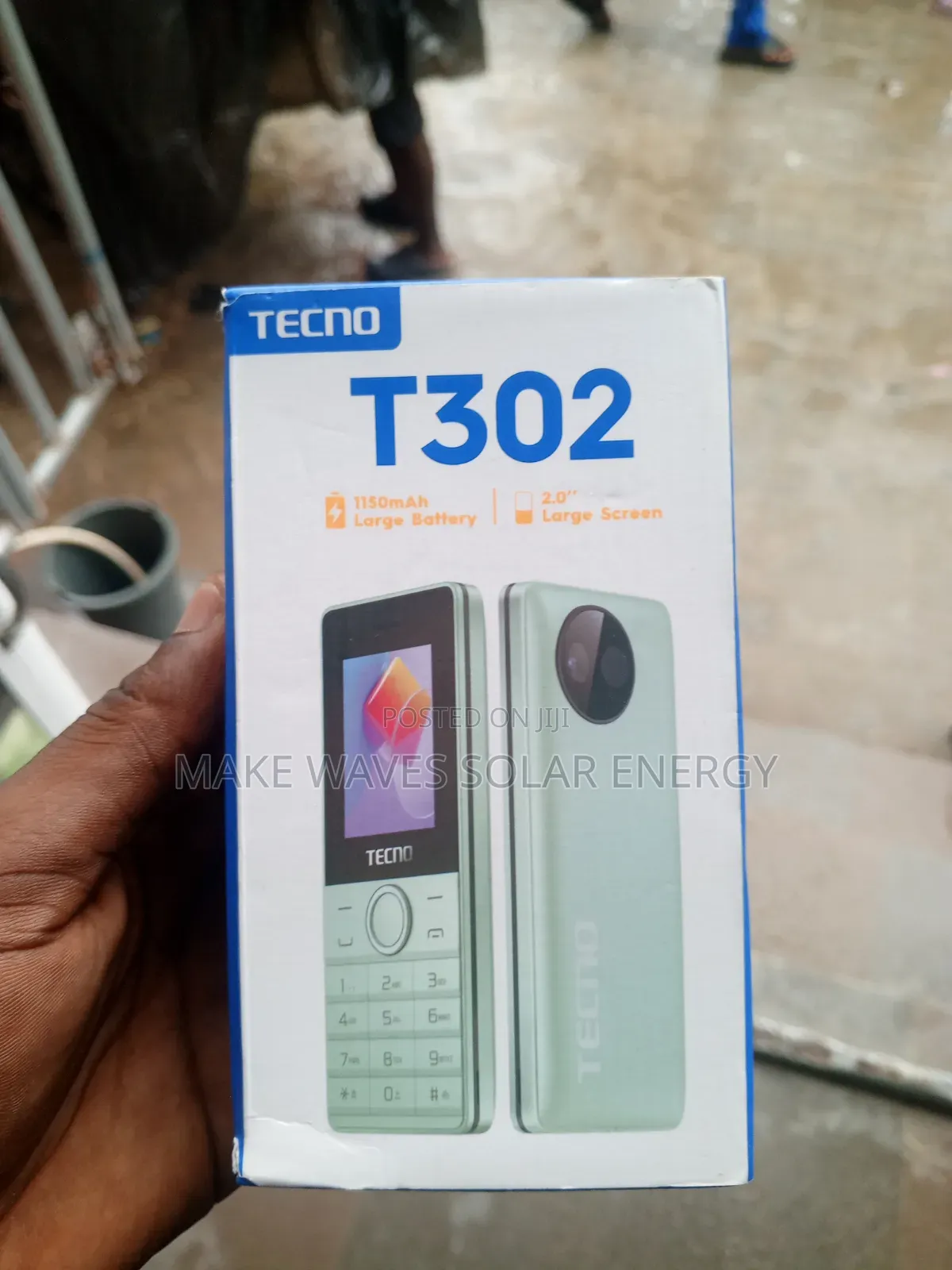 New Tecno T302 Silver
