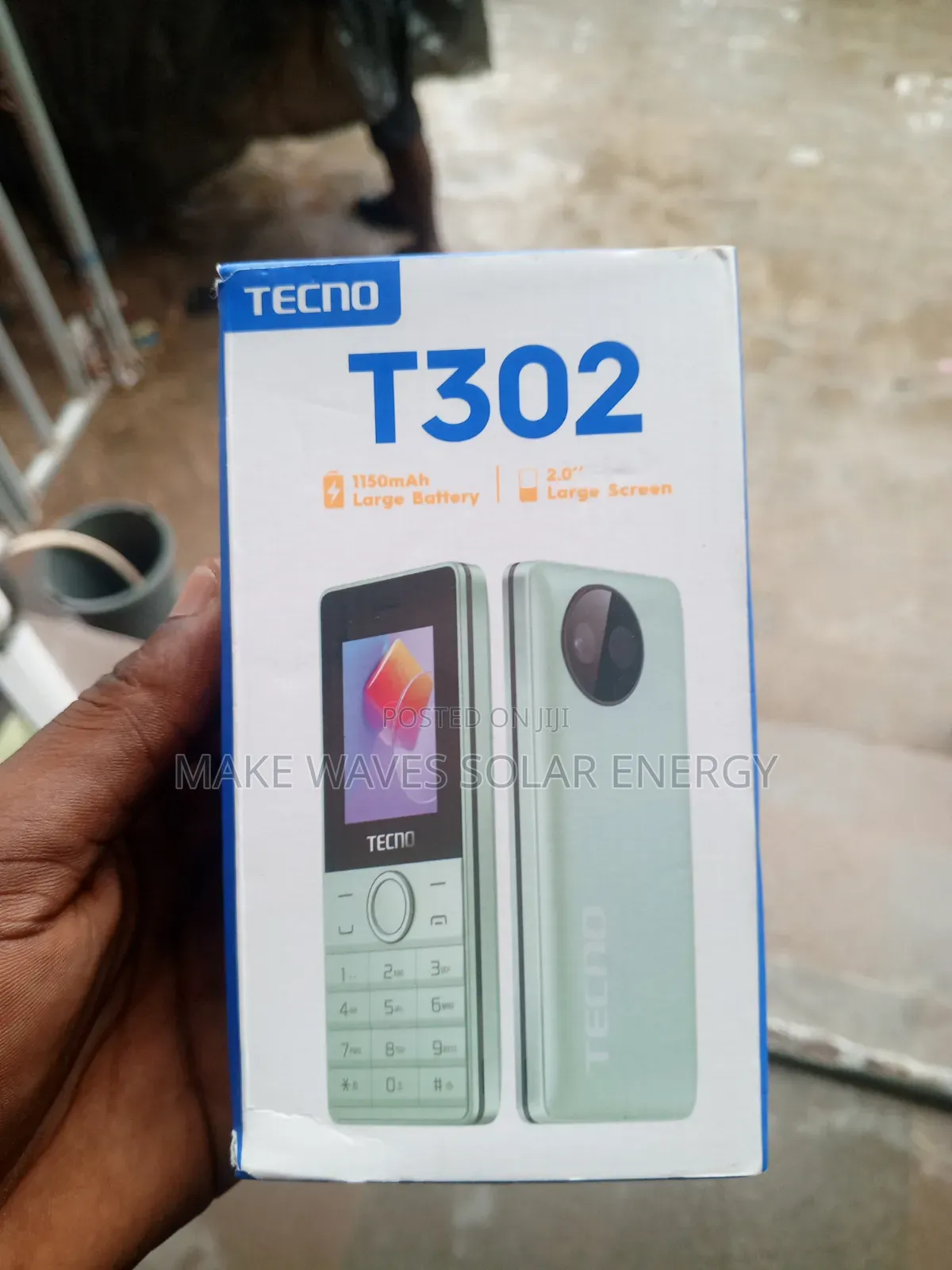 New Tecno T302 Silver
