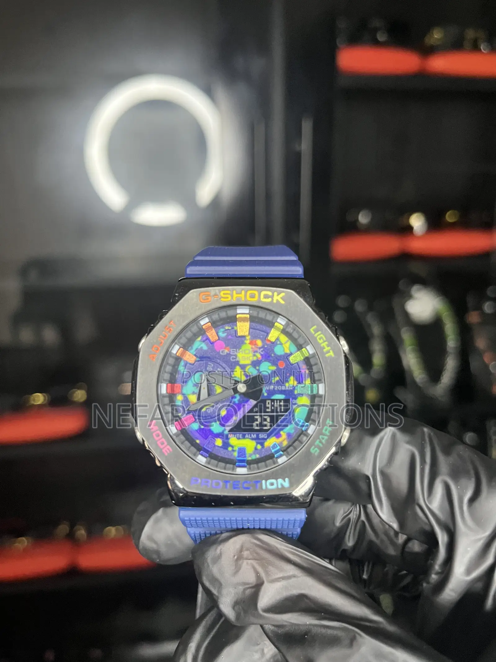 Casio G-Shock GA-2100 Wristwatch (casiOak) - Blue, Black Others
