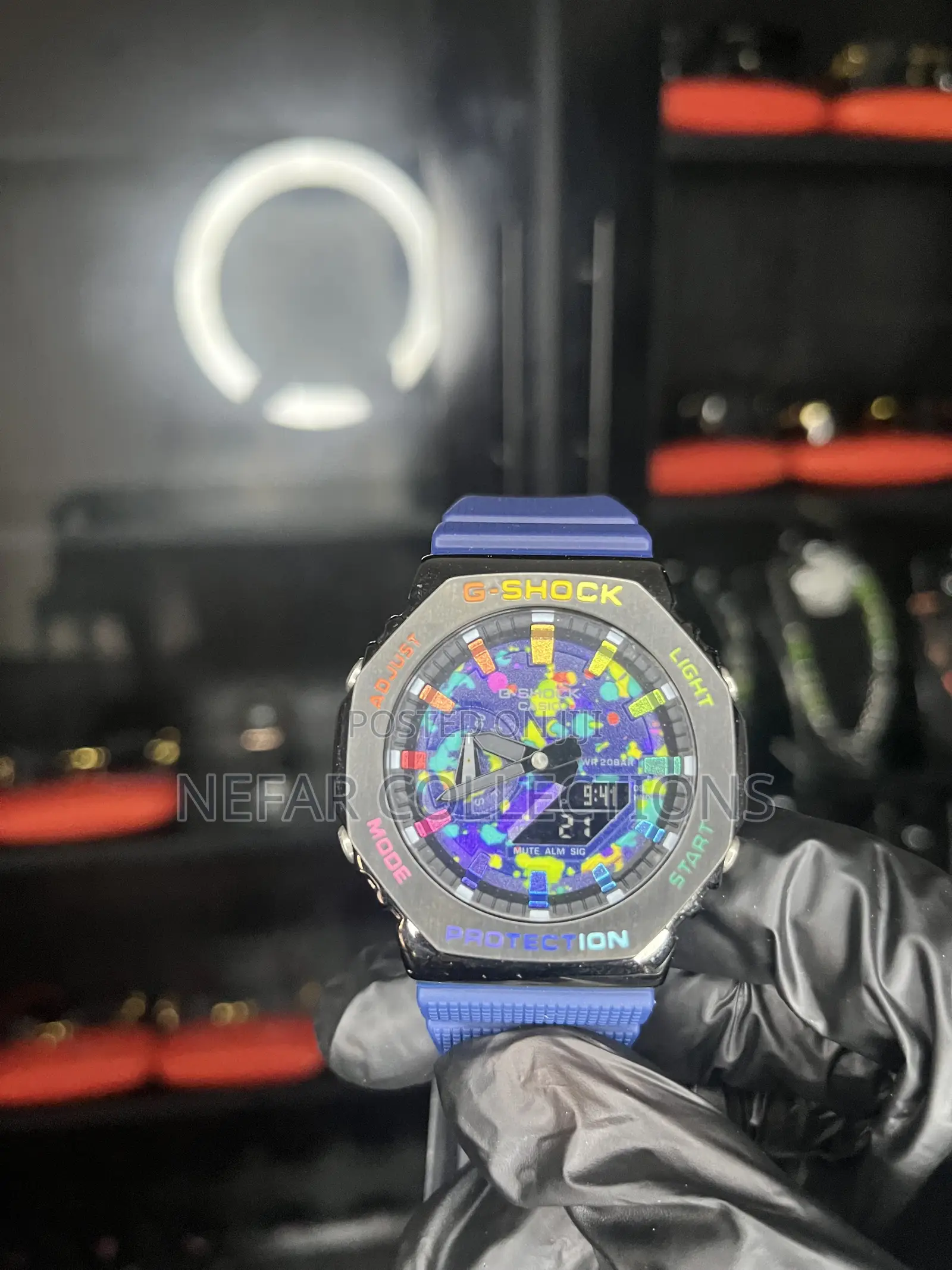 Casio G-Shock GA-2100 Wristwatch (casiOak) - Blue, Black Others