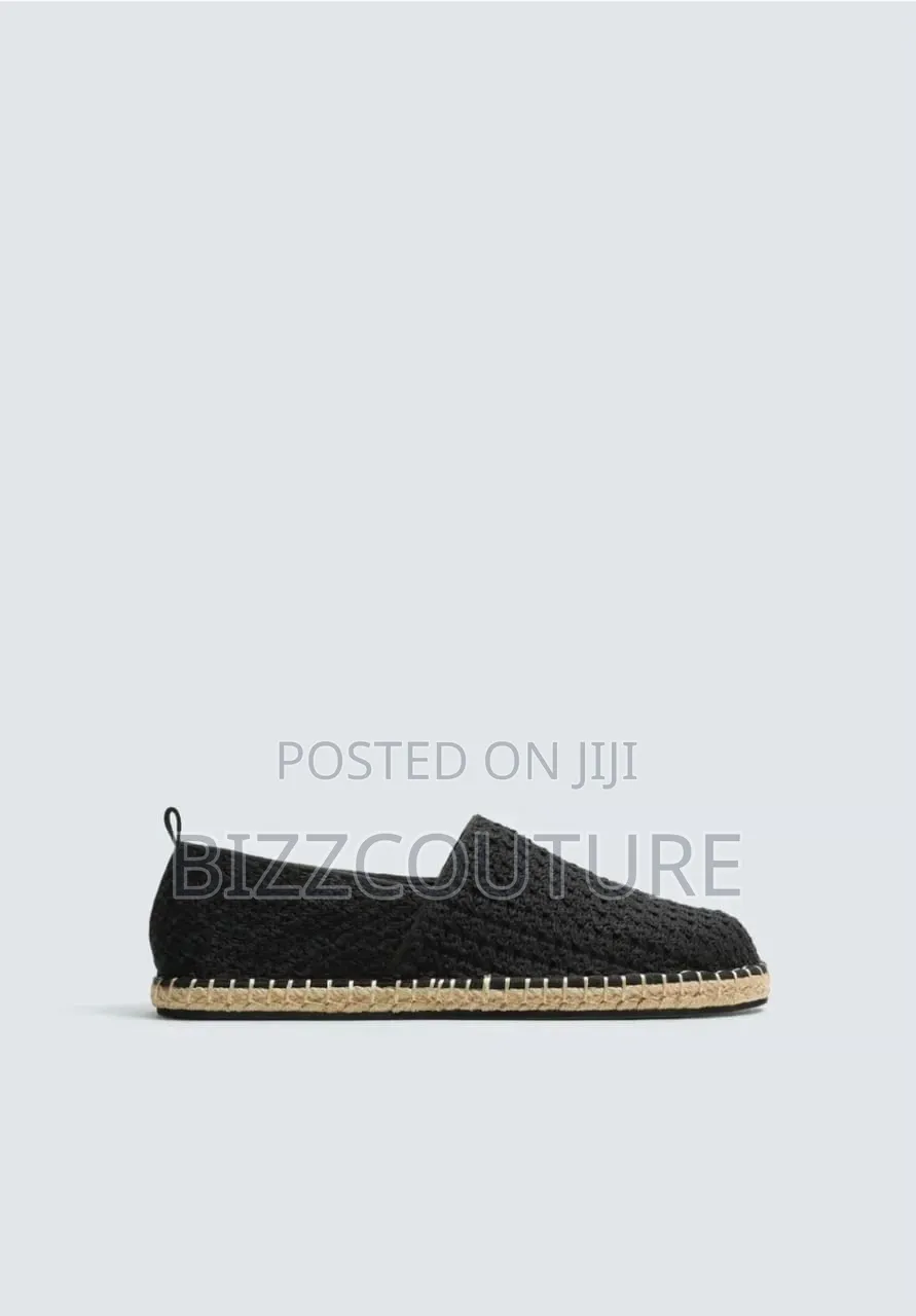 Original Zara Knit Fabric Espadrilles - 100% Authentic Guaranteed