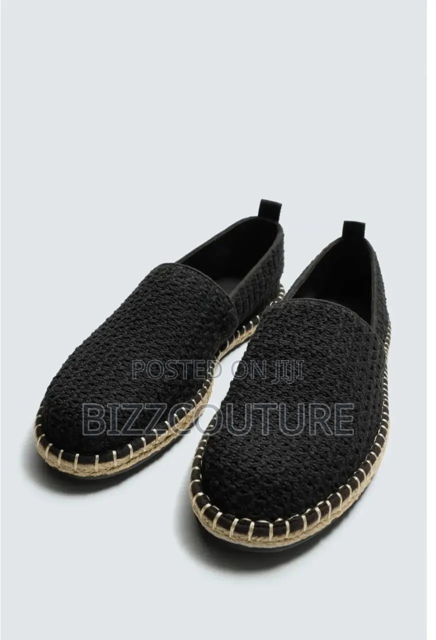 Original Zara Knit Fabric Espadrilles - 100% Authentic Guaranteed