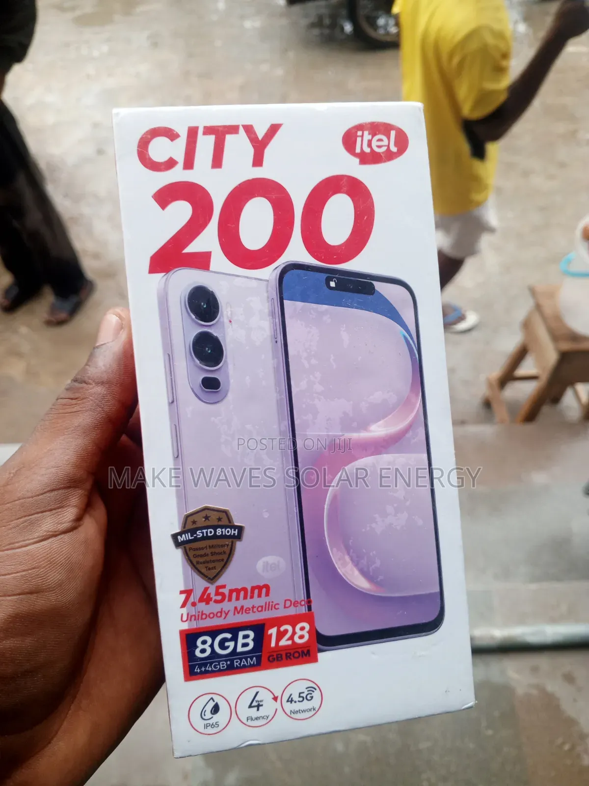 New Itel City 200 128 GB Purple