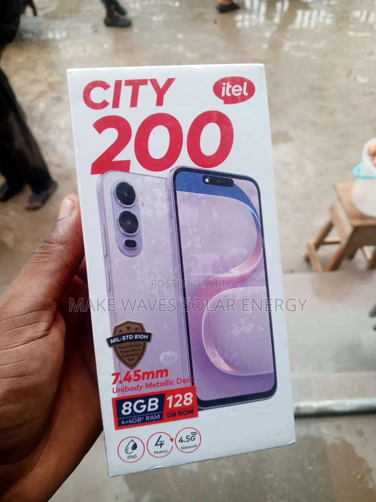 New Itel City 200 128 GB Purple