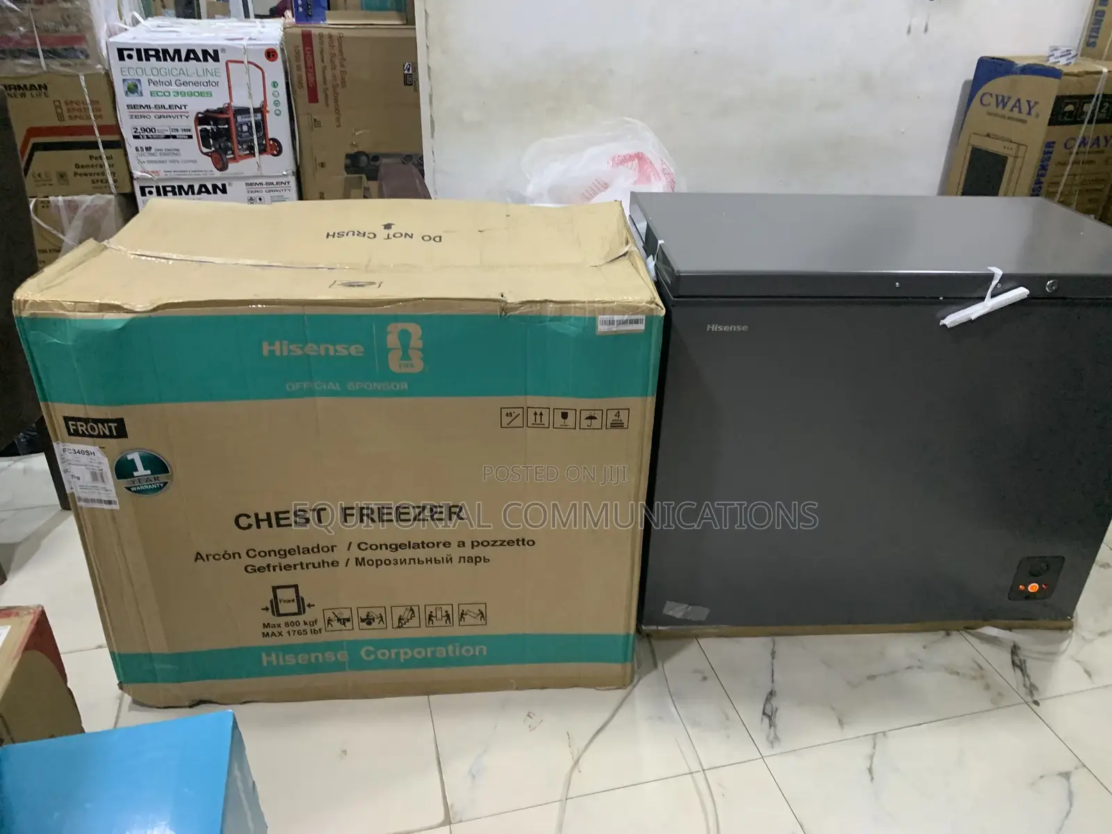 Hisense 250L Lockable Chest Freezer FC340SH