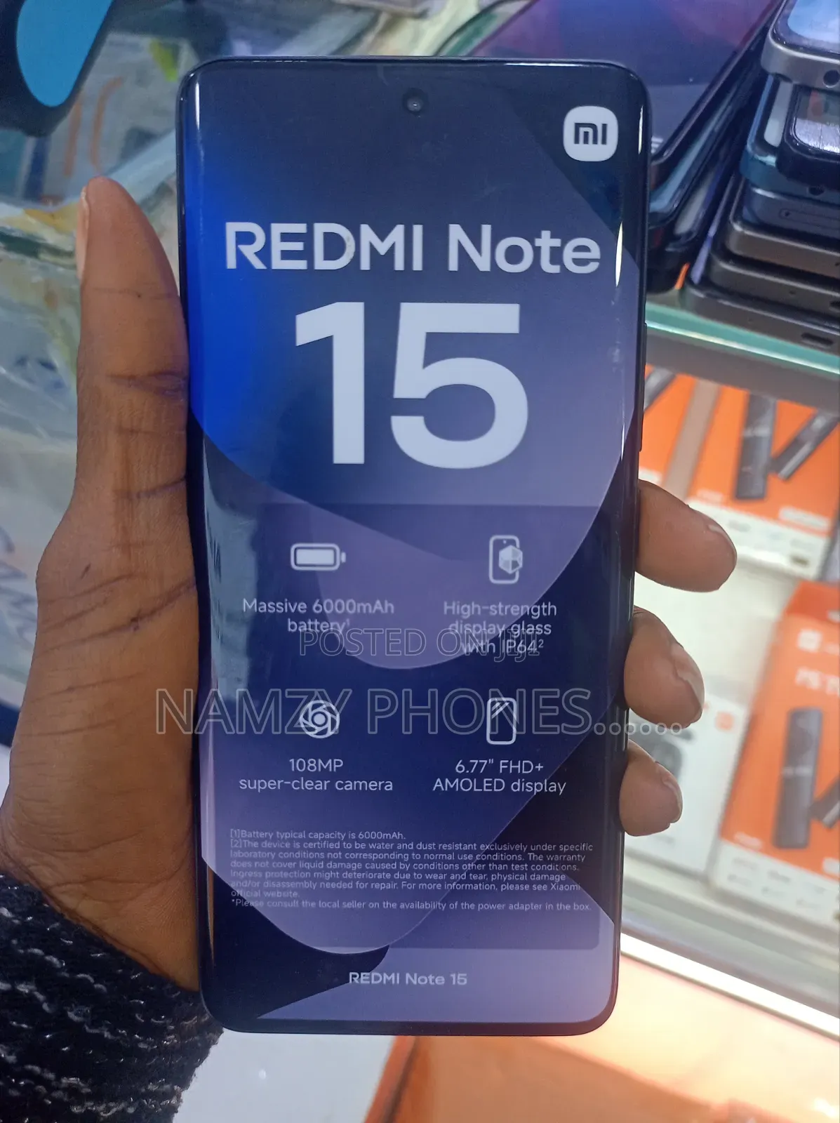 New Xiaomi Redmi Note 15 128 GB Black