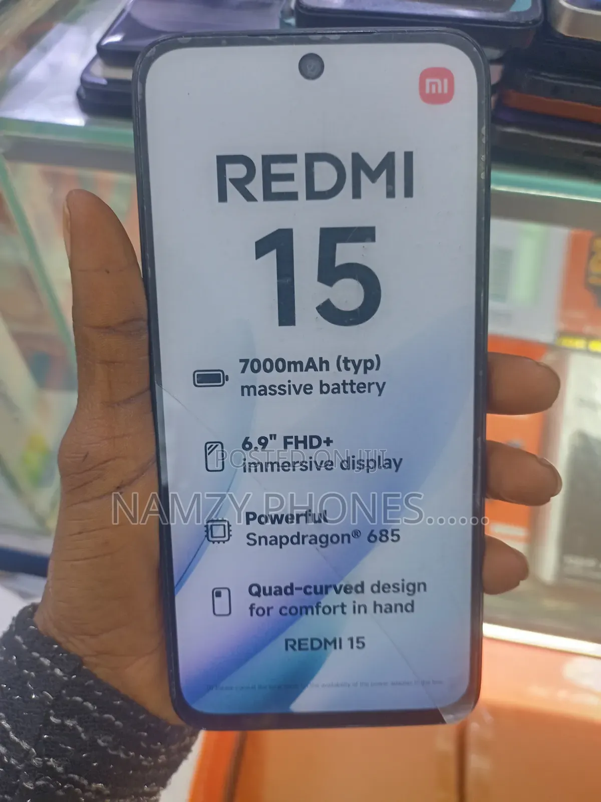New Xiaomi Redmi 15 128 GB Black