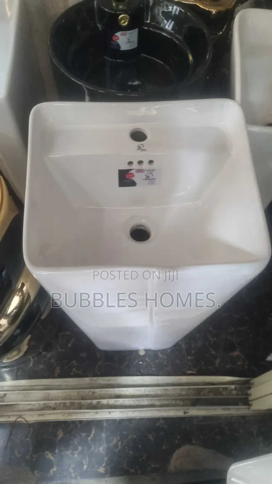 Stand Basin White
