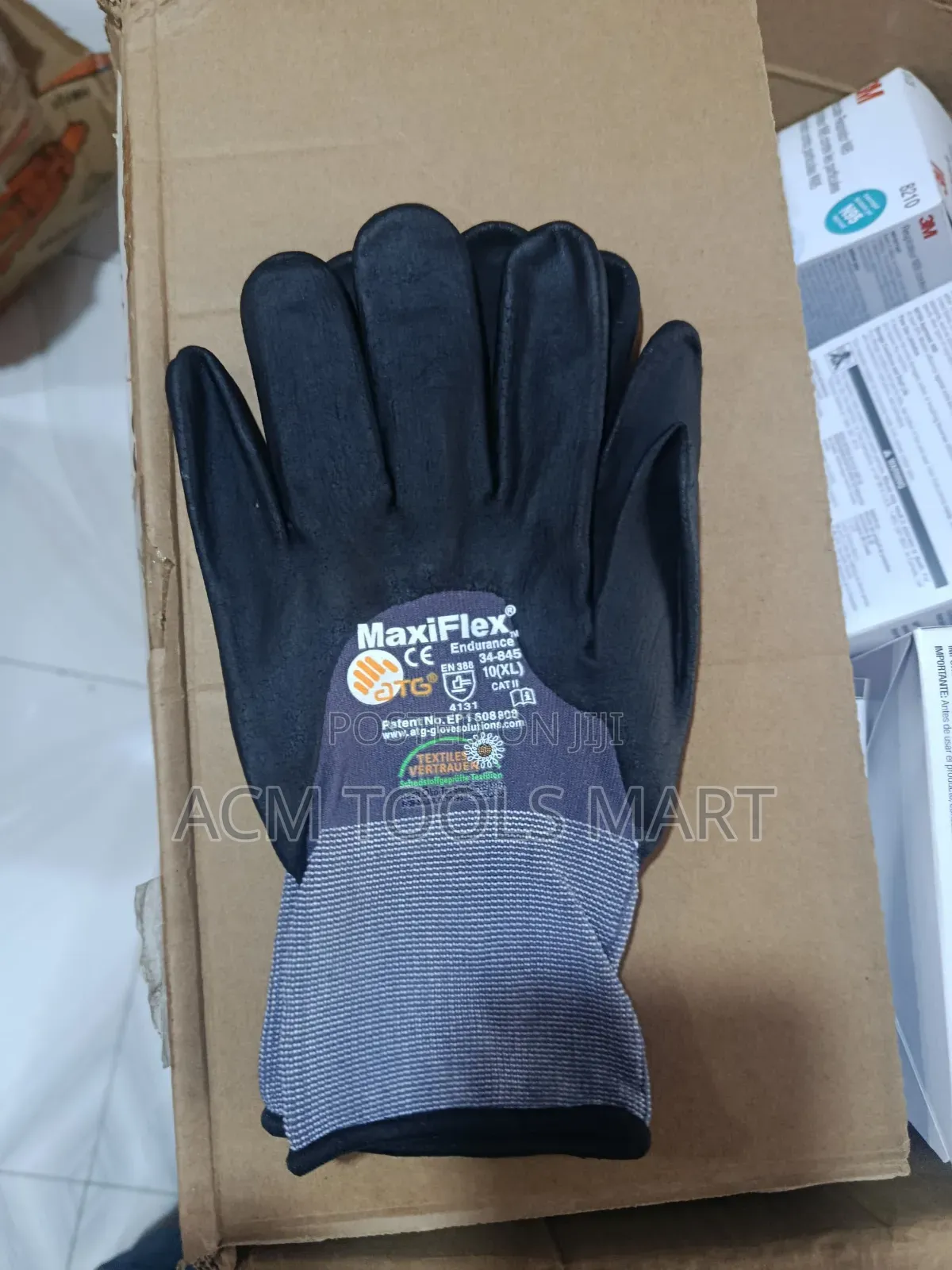 ATG MaxiFlex Endurance 34-845 MicroFoam Nitrile Work Gloves 3/4 Coated
