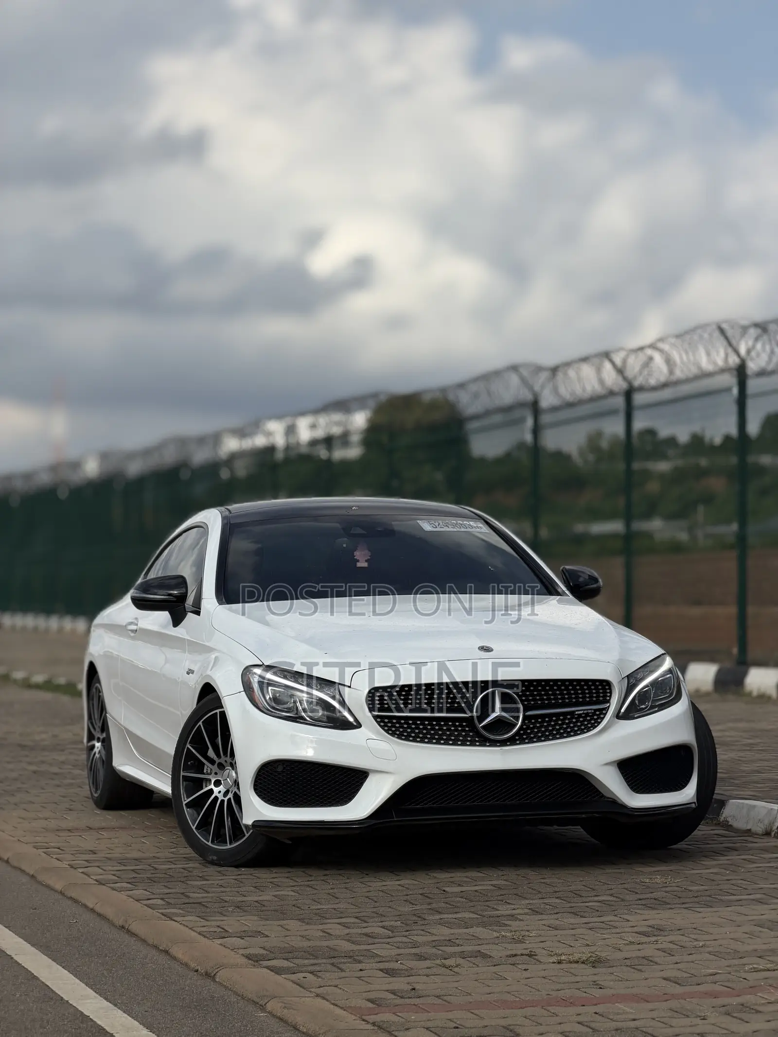 Mercedes-Benz C43 4Matic Coupe AWD (3.0L V6 9AM) 2018 White