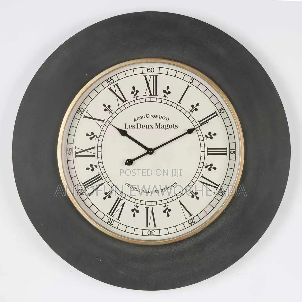 68cm Metal Frame Wall Clock (EA2332)