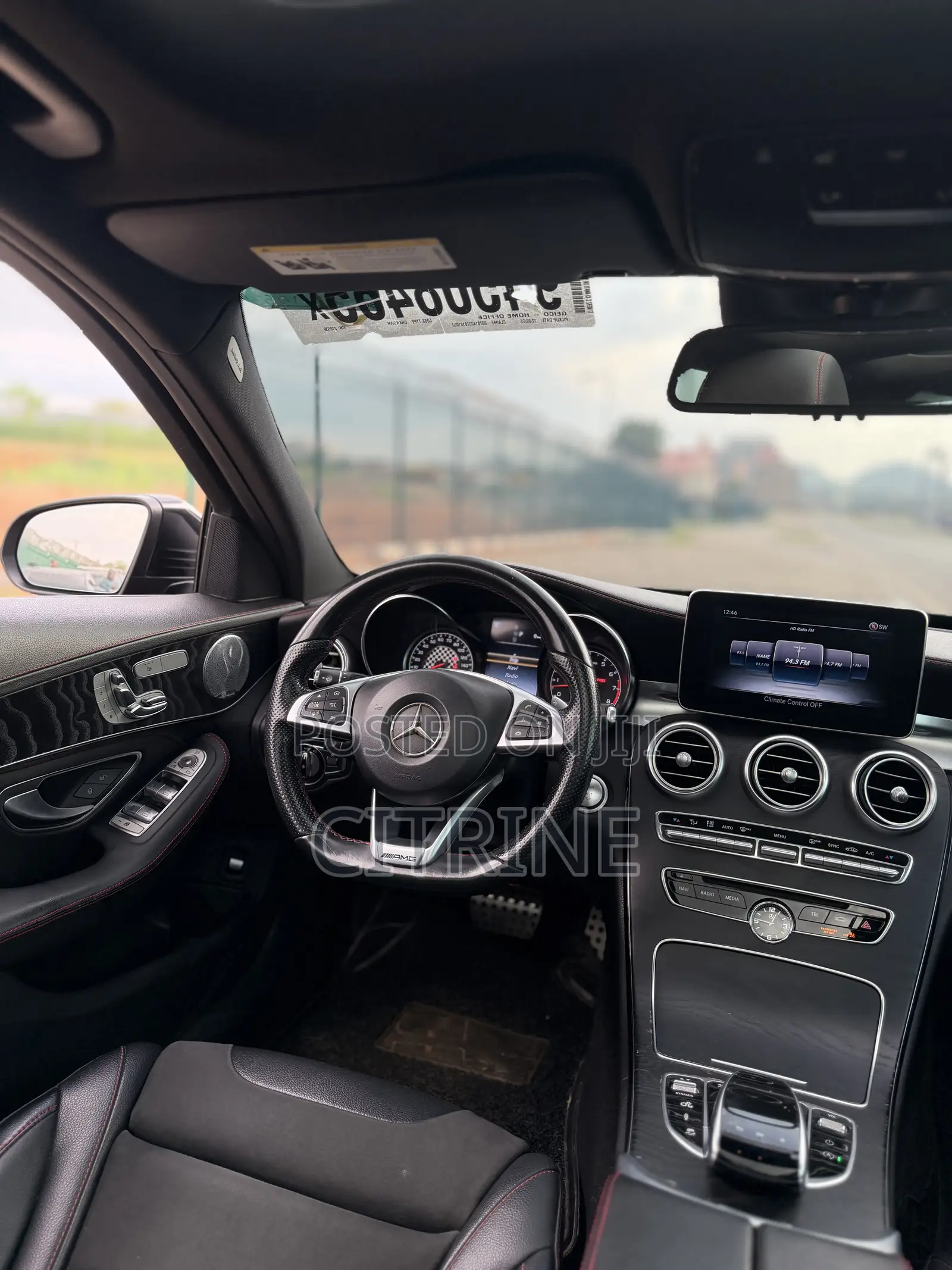 Mercedes-Benz C43 4Matic Sedan AWD (3.0L V6 9AM) 2018 Black