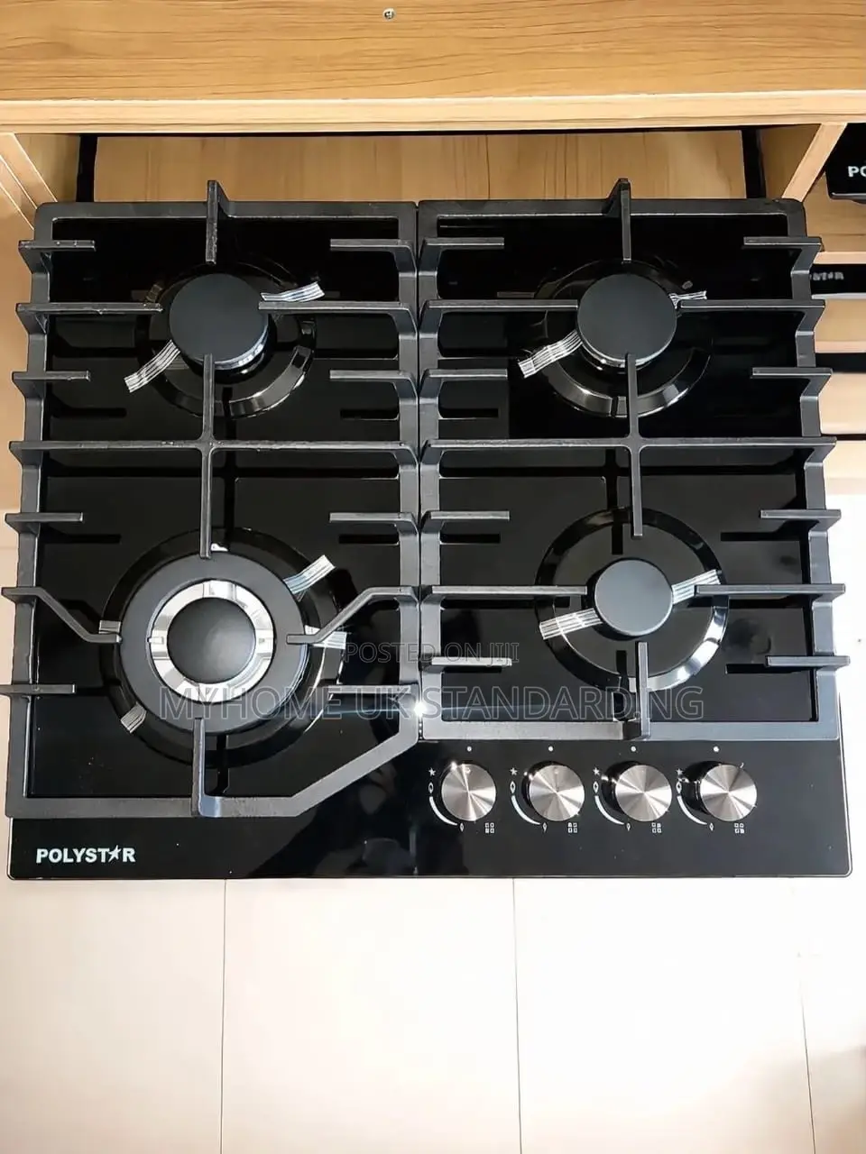 Polystar 3 Burners 1 Hot Plate Built-in Cooker