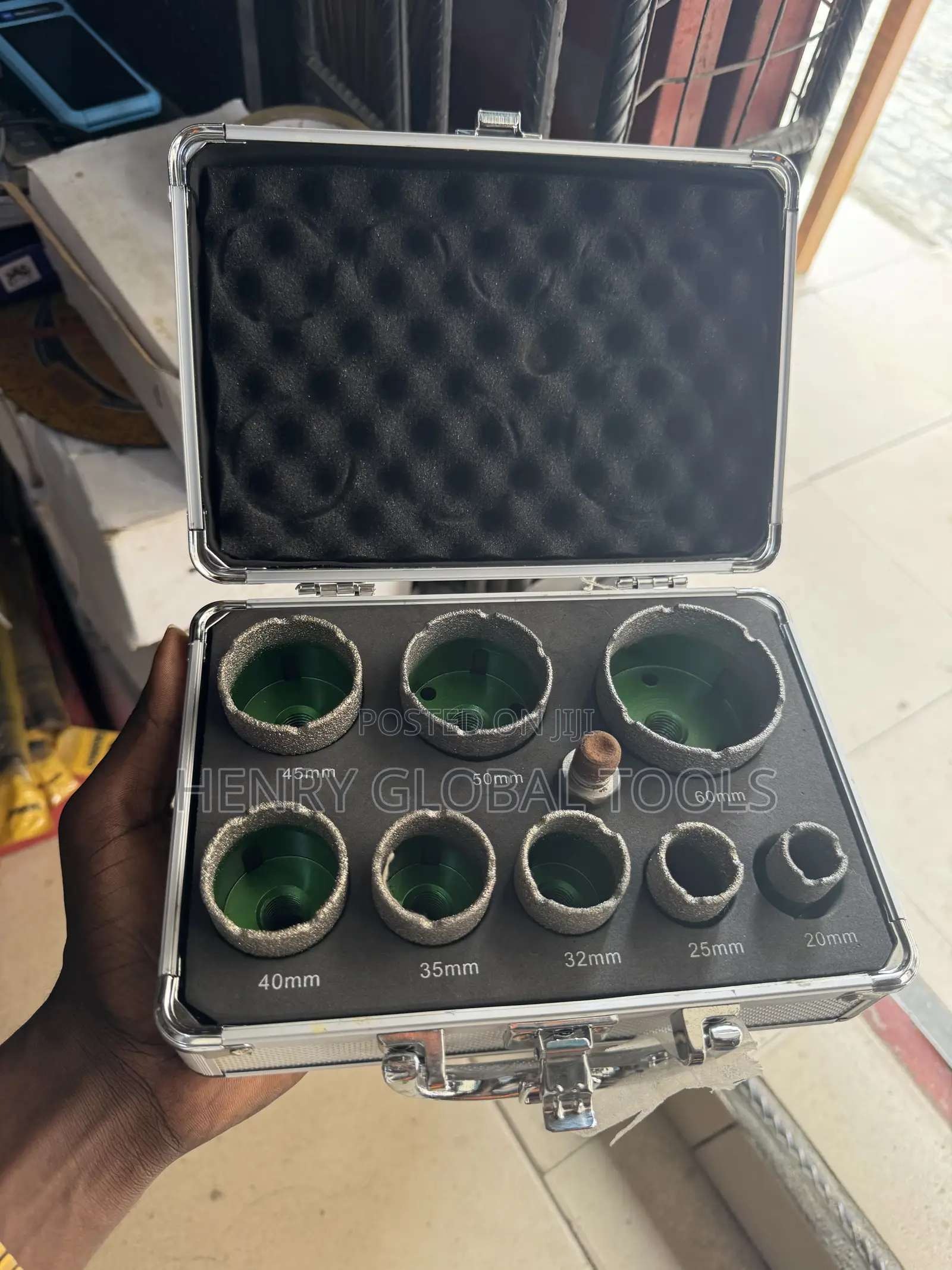 Set of Original Diamond Glass Hole Saw Set