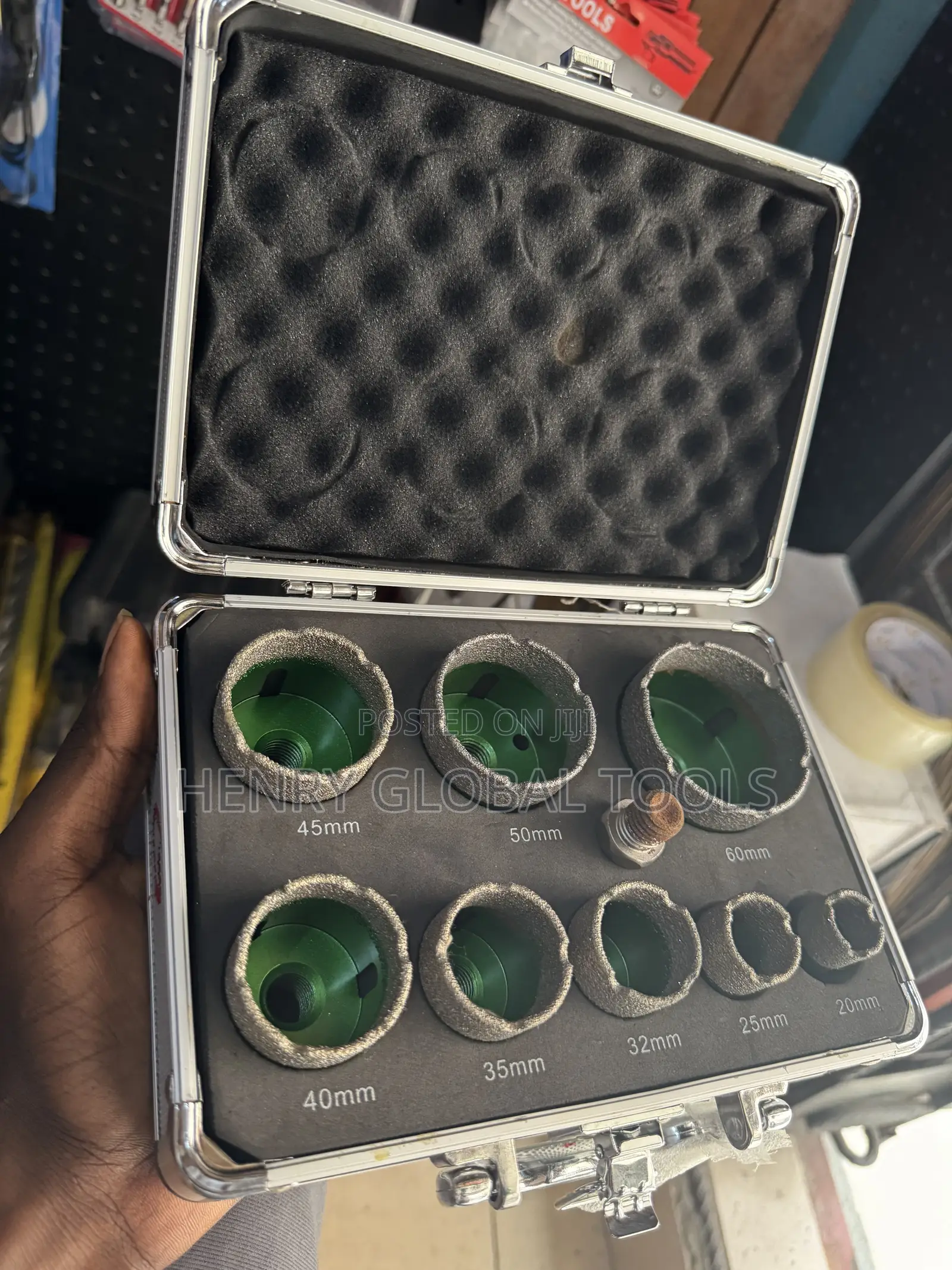 Set of Original Diamond Glass Hole Saw Set