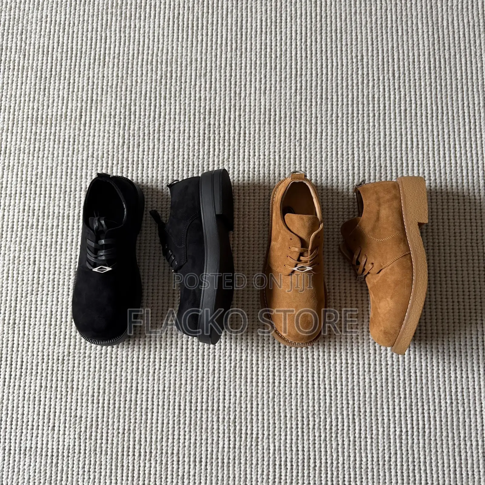 Original Round Toe Lace Up Platform Shoes