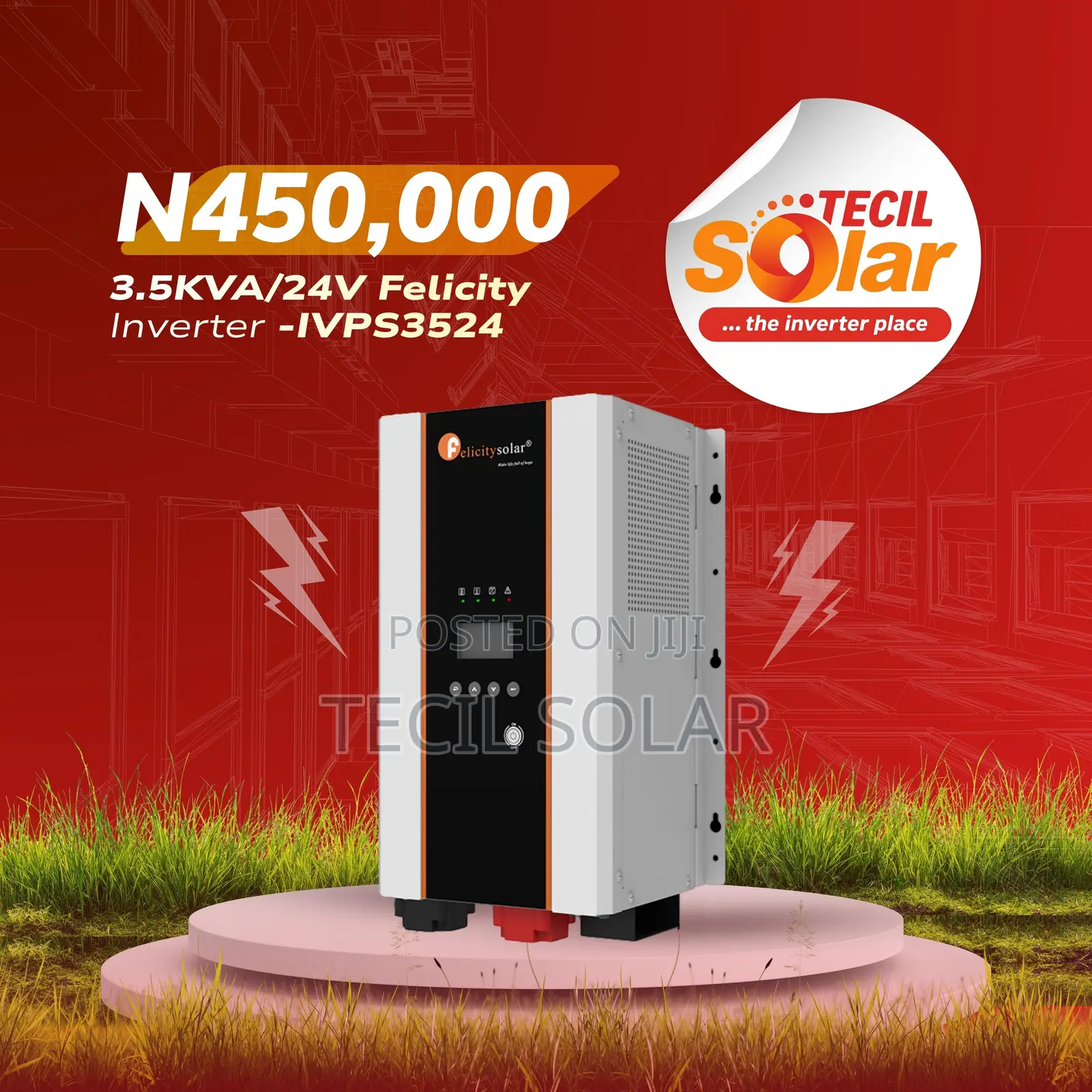 3.5kva/24v Felicity Inverter -IVPS3524