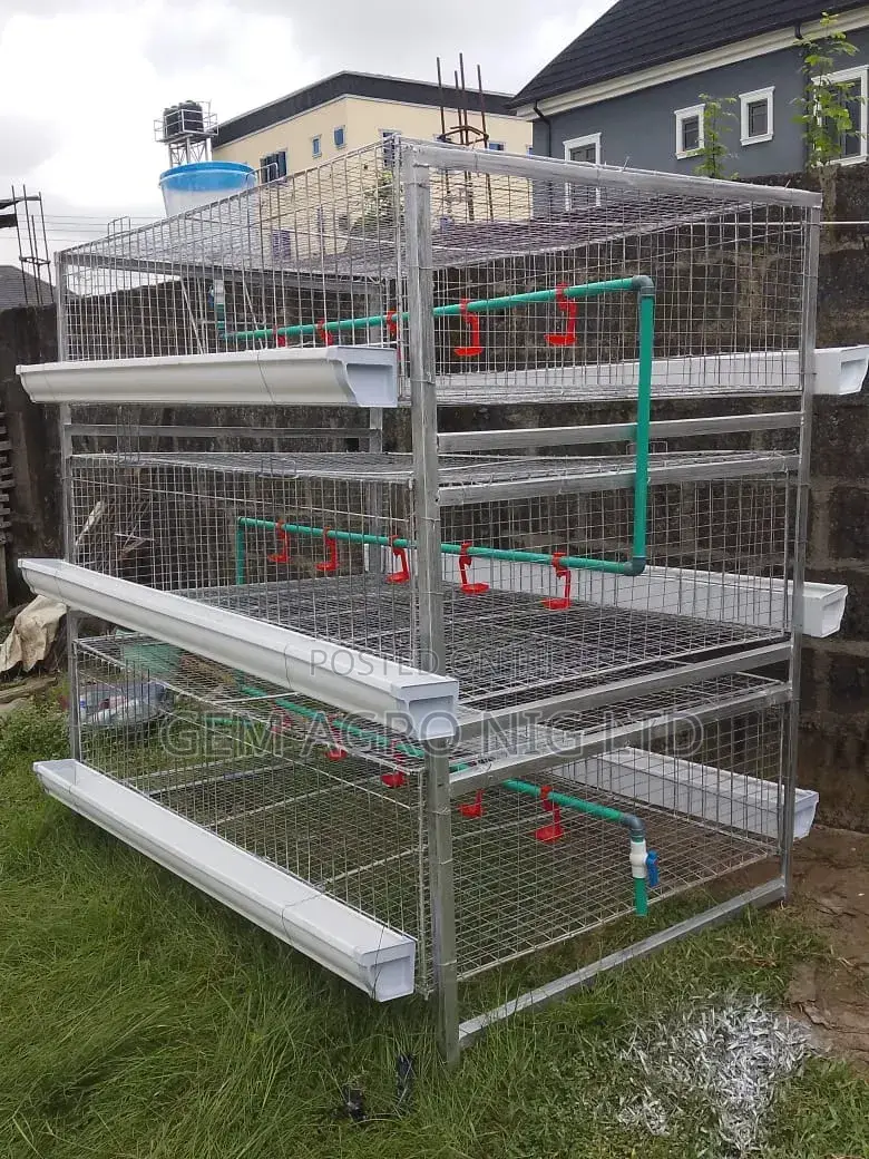 'H' Type Galvanized Broiler Battery Cage