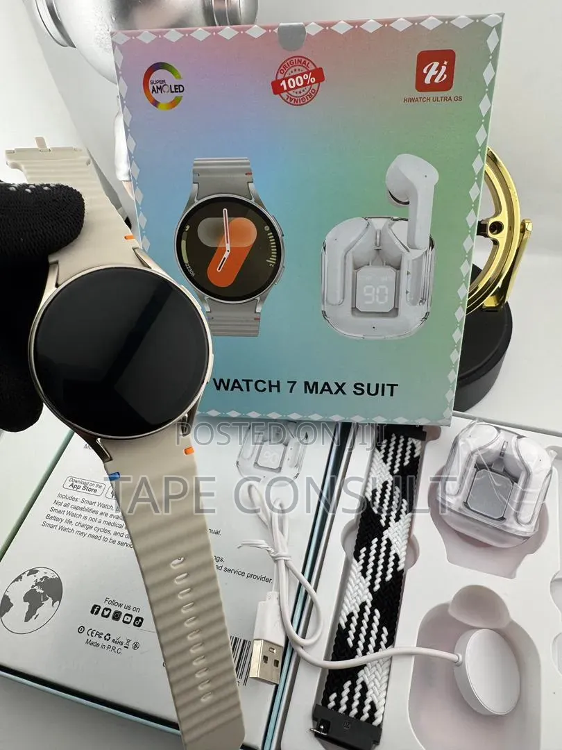 Smart Watch With Dual Band, TWS Earphones