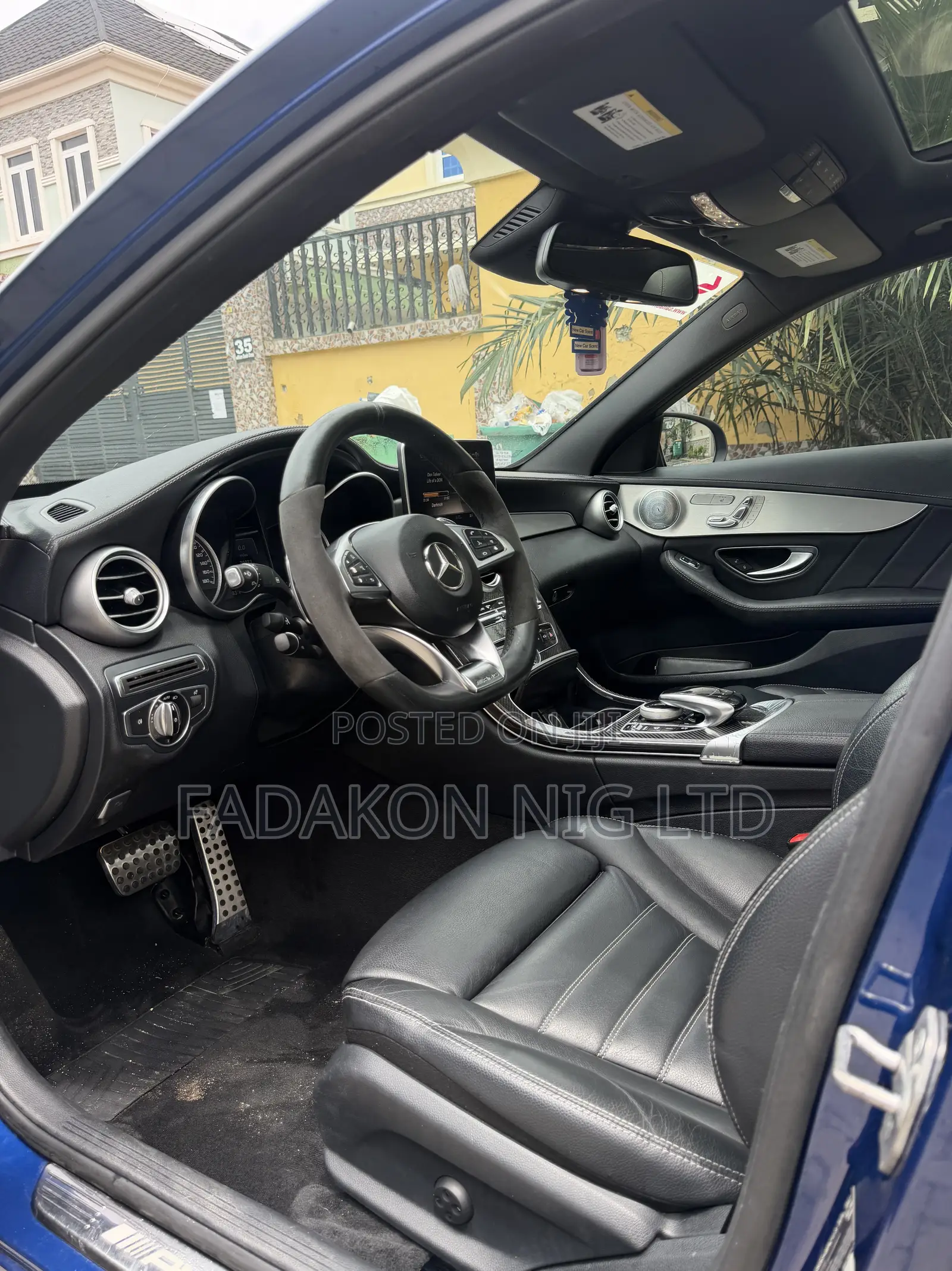 Mercedes-Benz C-Class C 43 AMG 4MATIC (W205) 2017 Blue