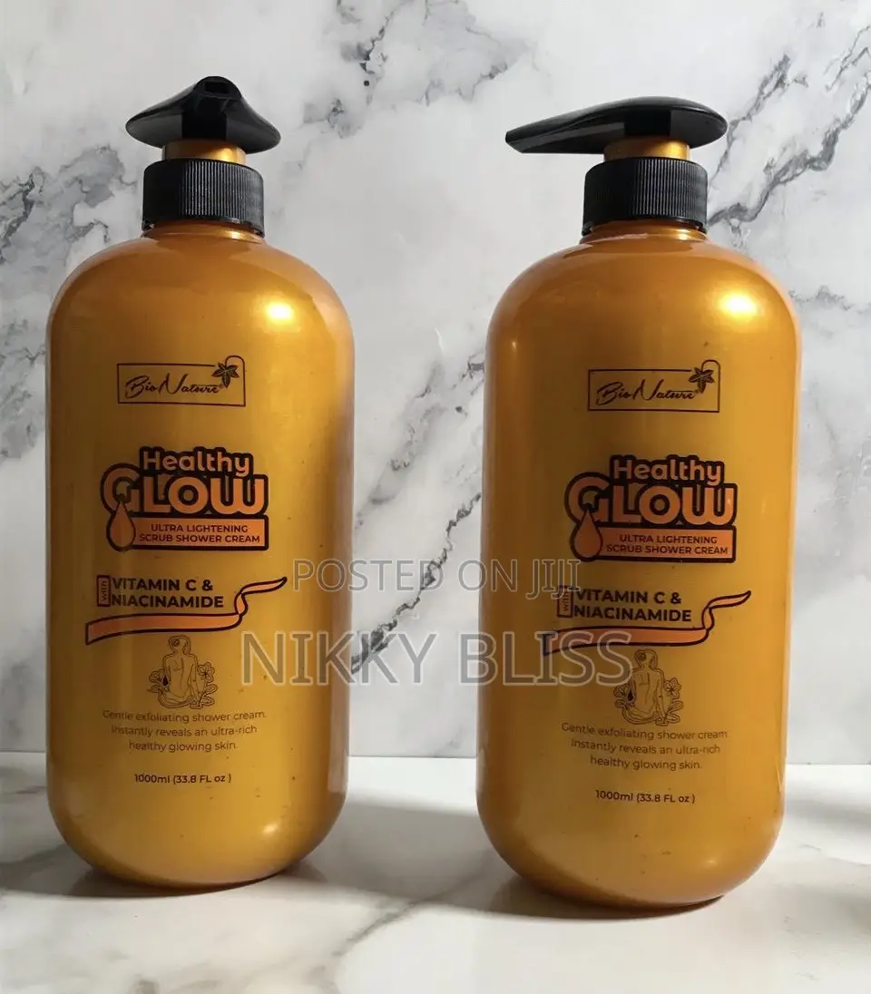 Bio Nature Healthy Glow Ultra Lightening Scrub Shower Cream