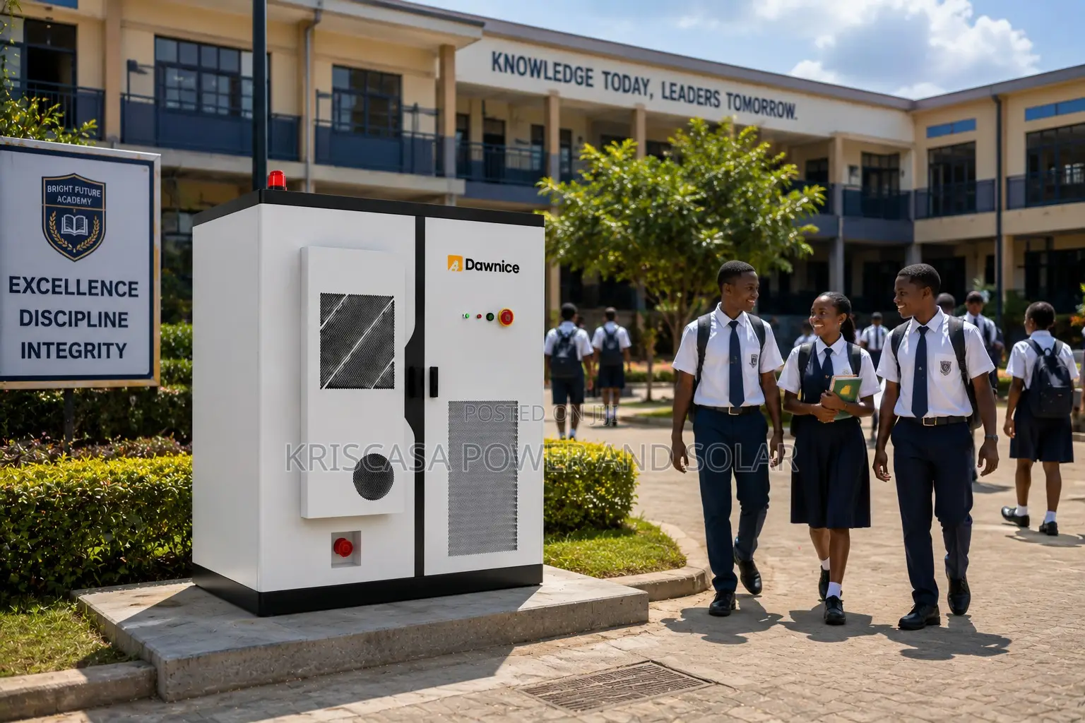 Dawnice All-in-One 125kw/265kWh Battery Storage for Businesses