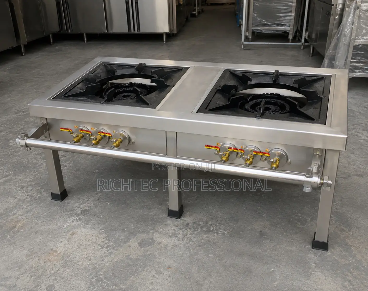 High Quality Commercial Double Burner Gas Cooker