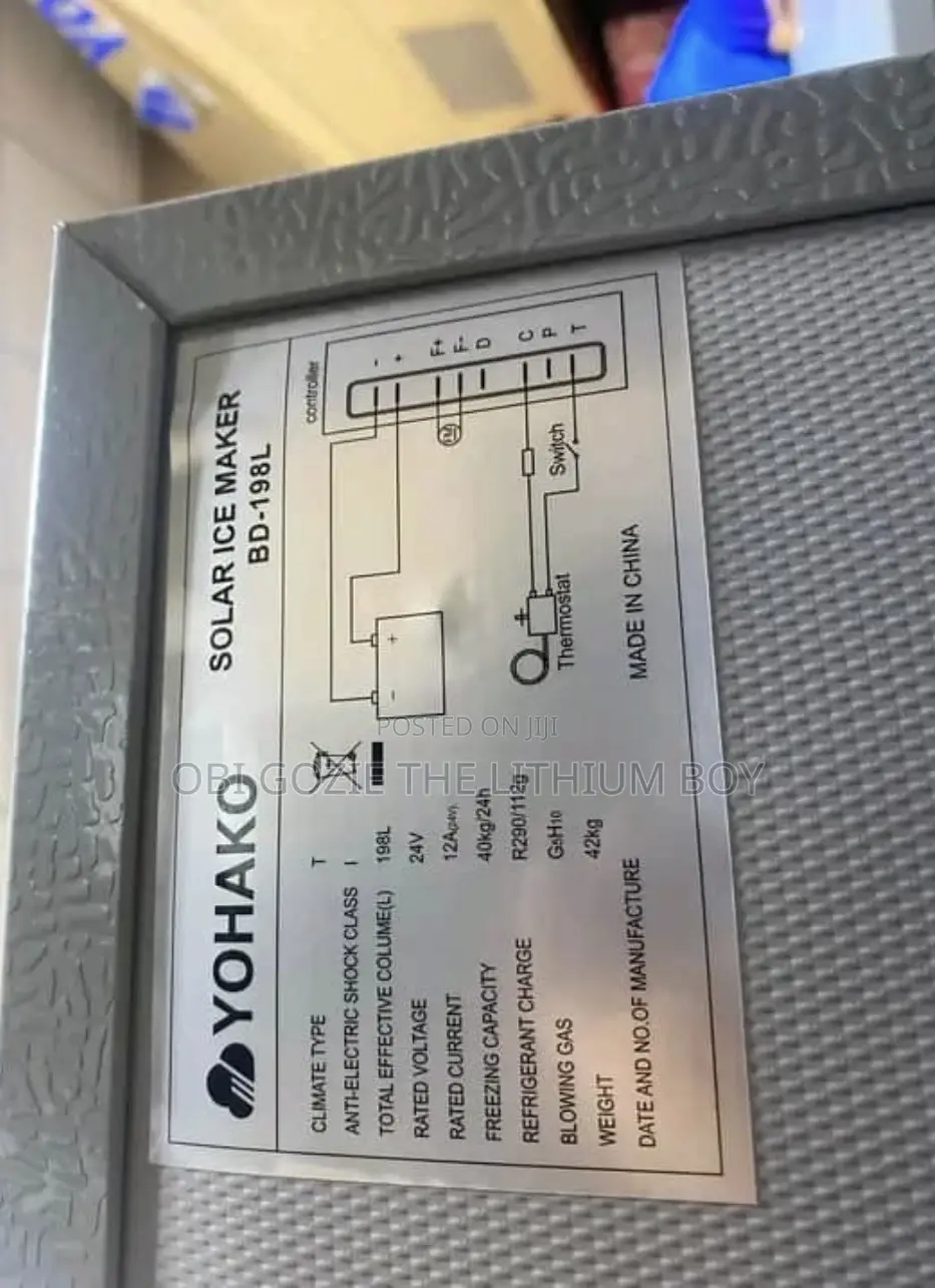 Yohako Energy Saving Deep Freezing for Block and Cooling Food Best Sel