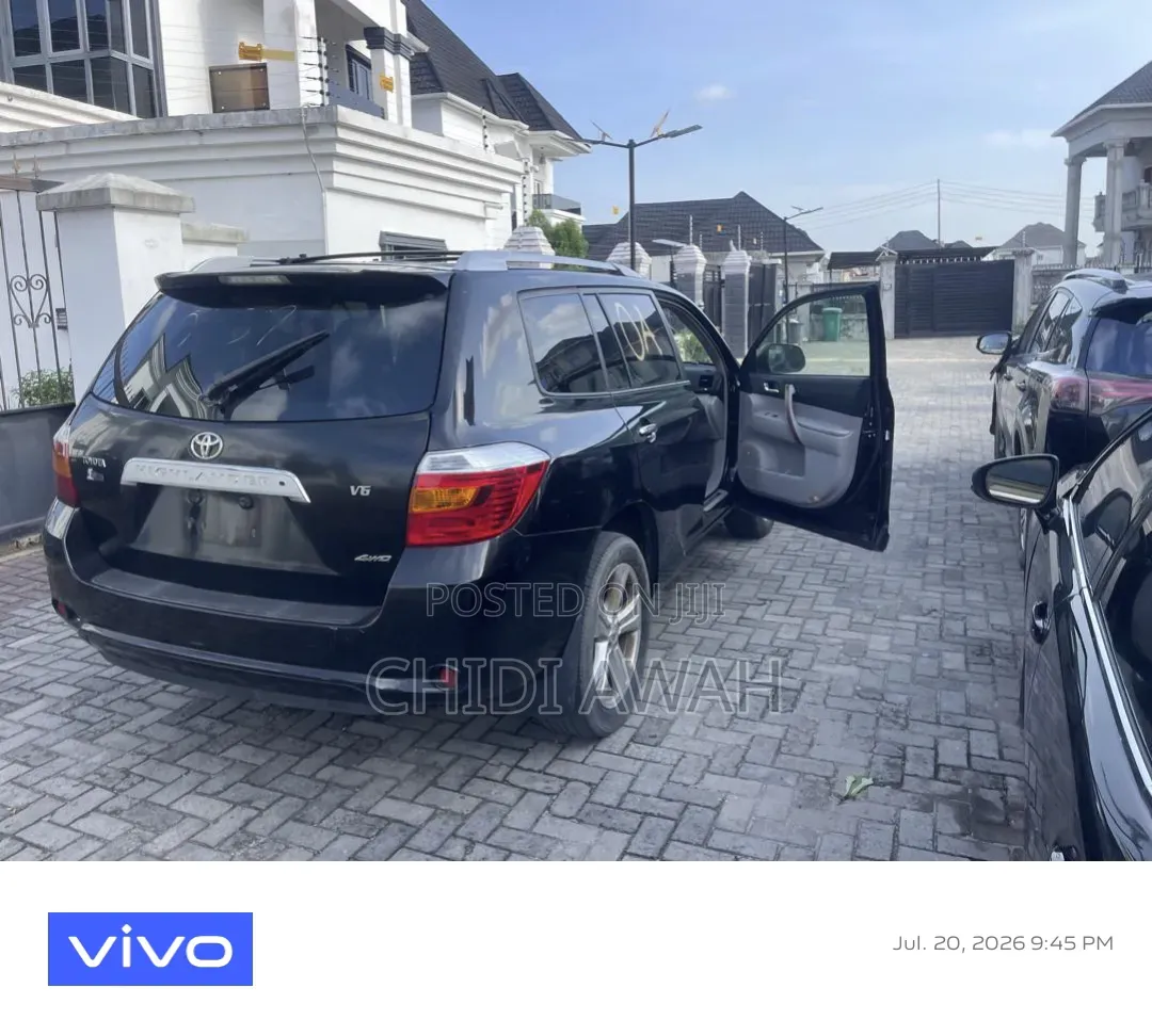 Toyota Highlander Limited 4x4 2009 Black