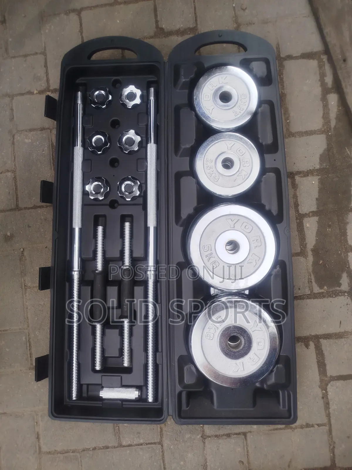 Brand New Strong Set of 50 Kg Chrome Dumbbell Set