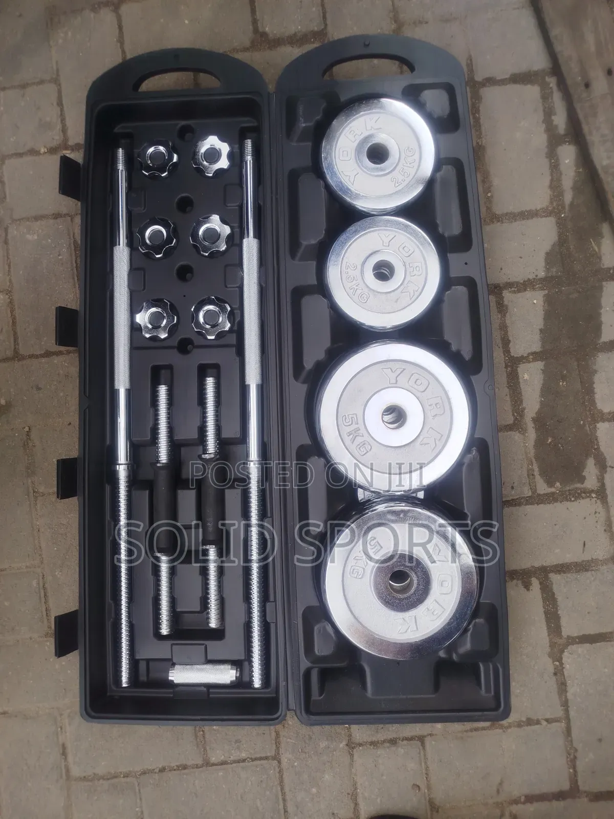 Brand New Strong Set of 50 Kg Chrome Dumbbell Set