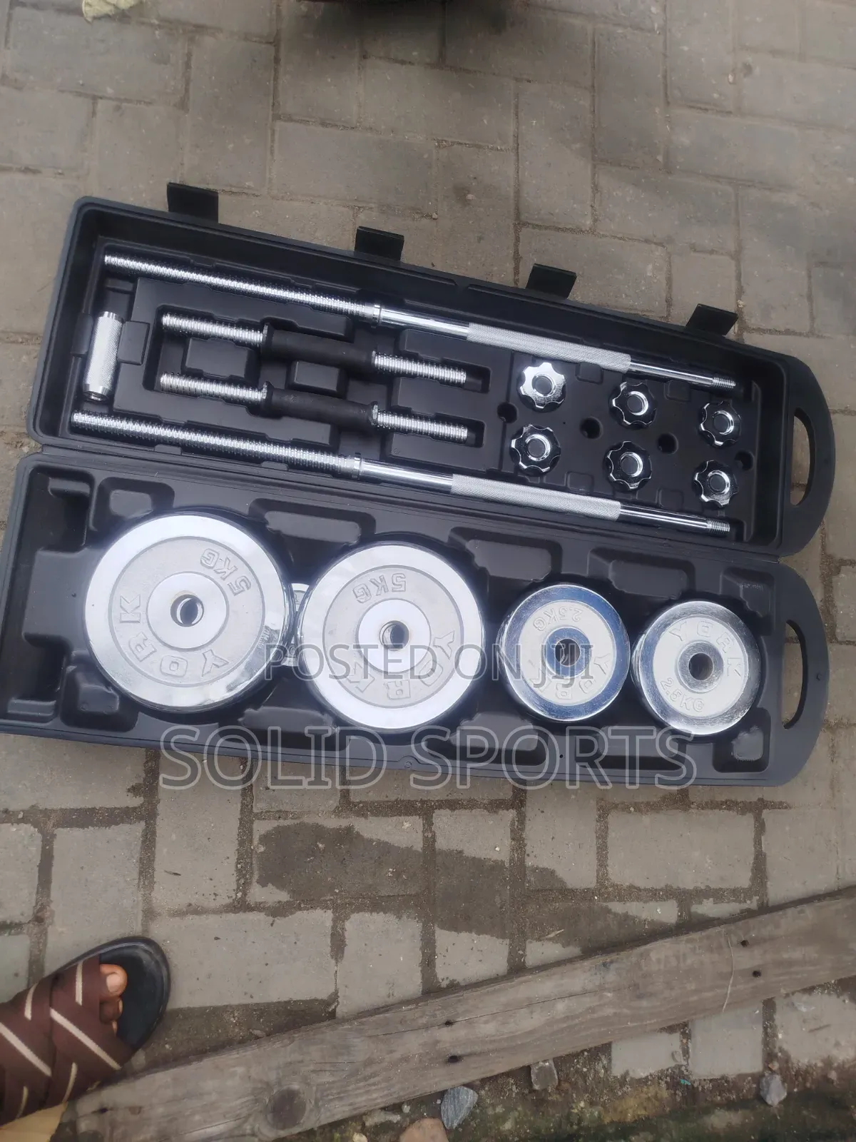 Brand New Strong Set of 50 Kg Chrome Dumbbell Set