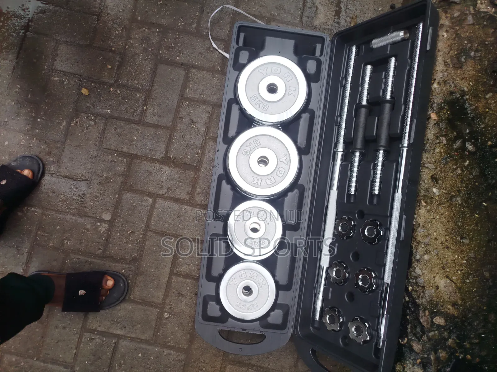 Brand New Strong Set of 50 Kg Chrome Dumbbell Set