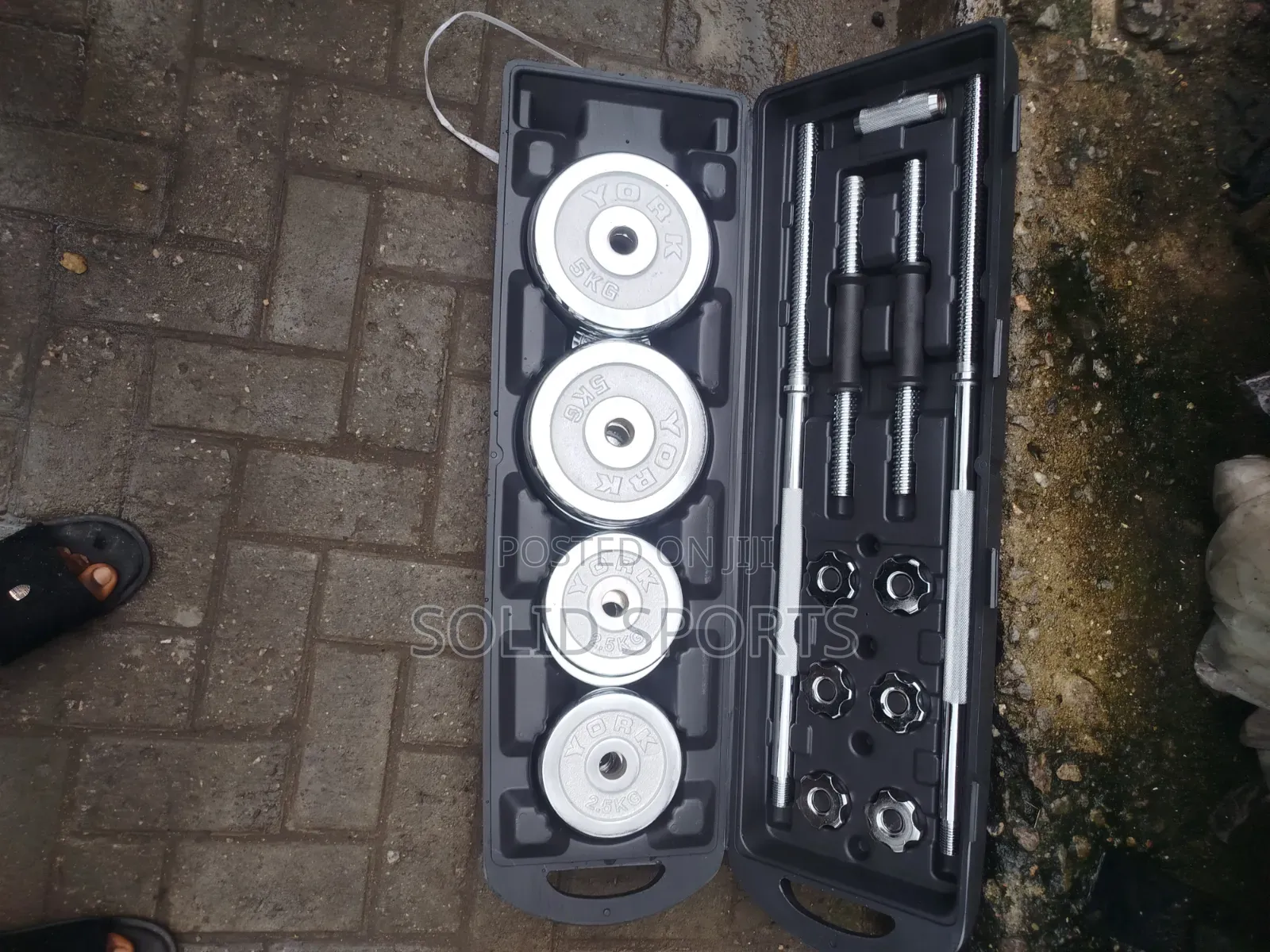 Brand New Strong Set of 50 Kg Chrome Dumbbell Set