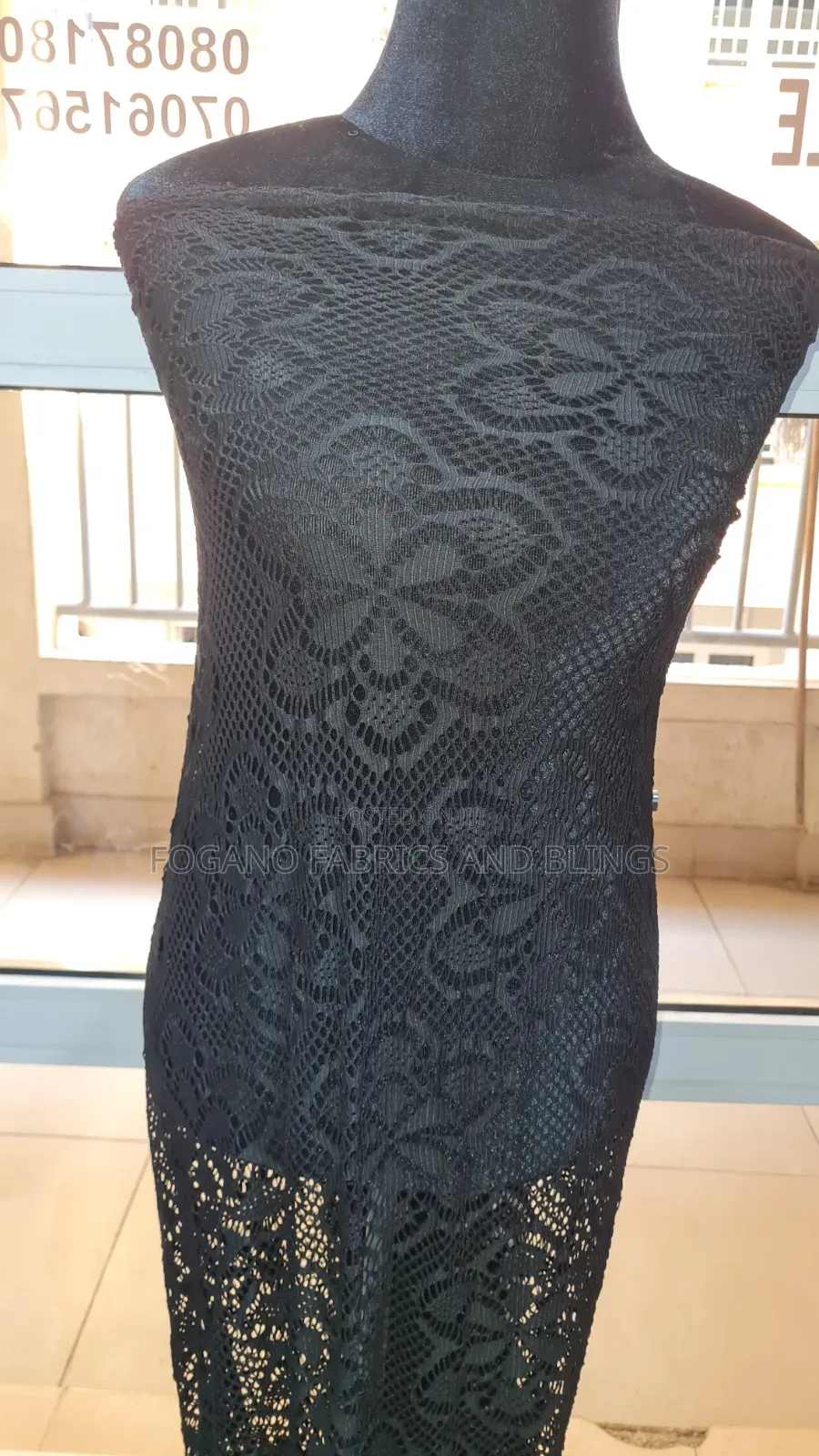 Black Net Lace