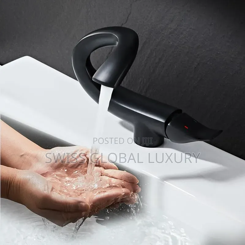 Quality Standard Basin Mixer Tap, Available in Black and Stainless
