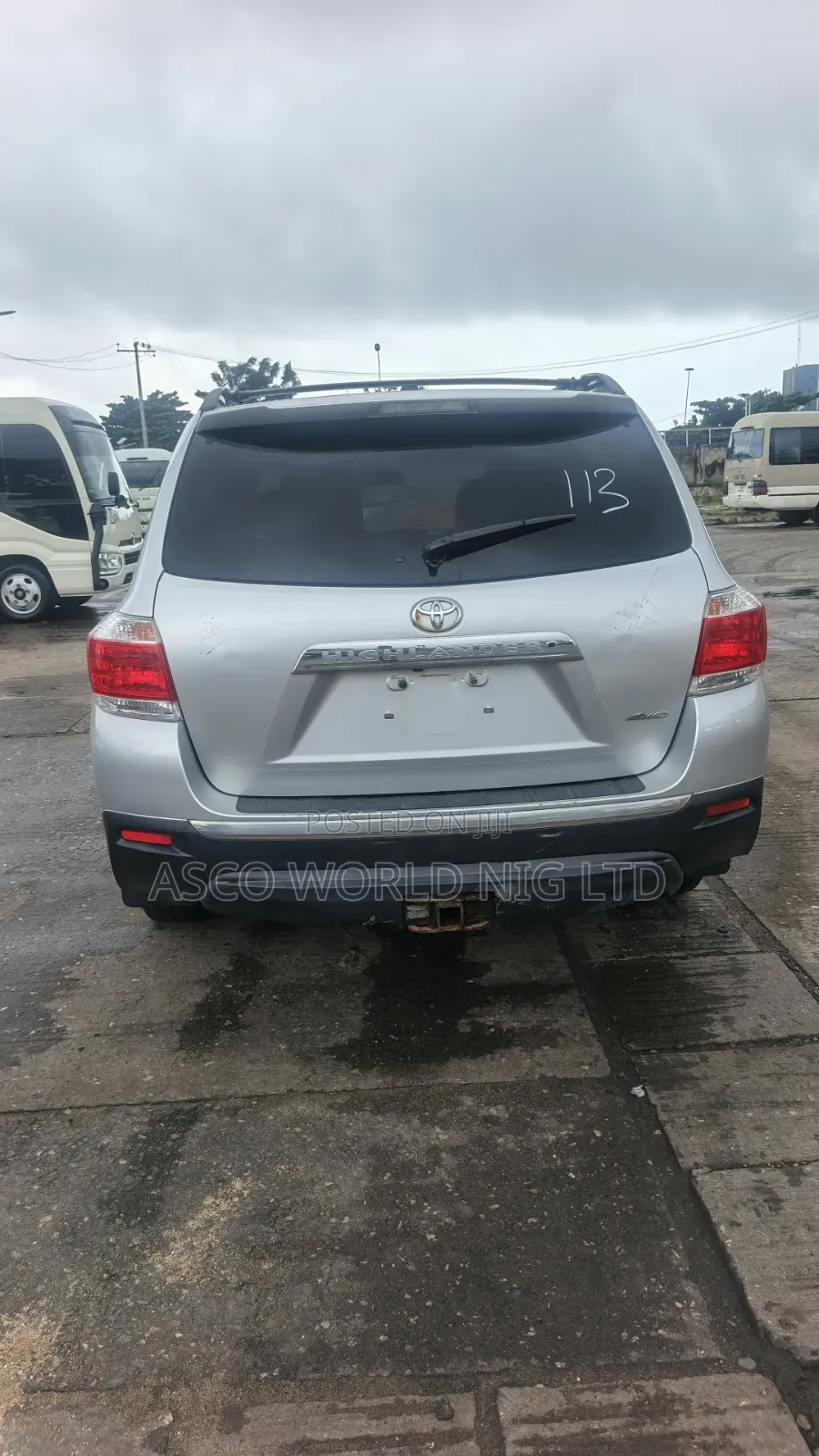 Toyota Highlander 3.5L 4WD 2013 Silver