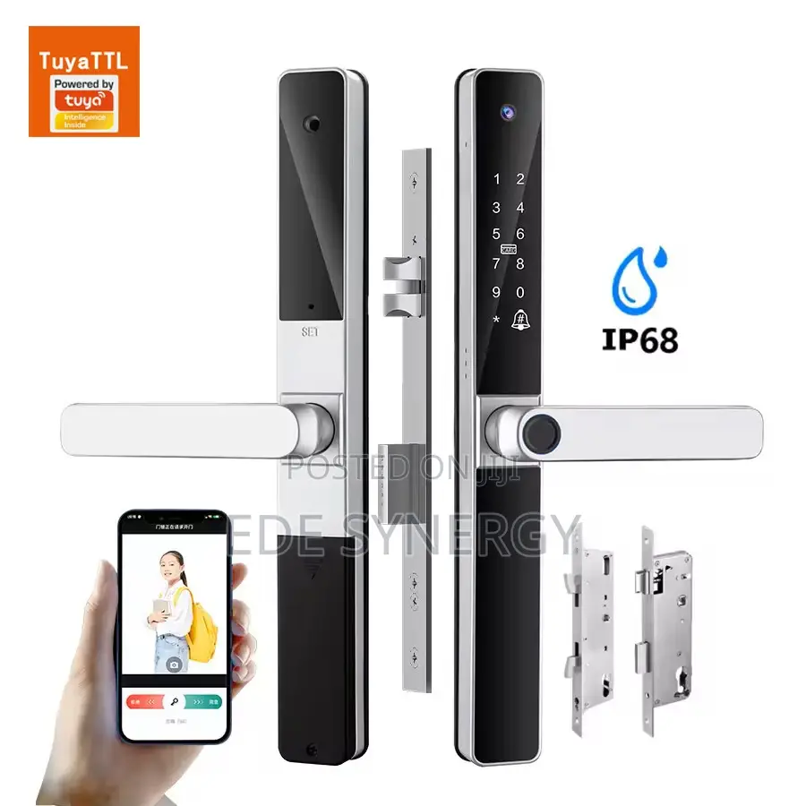 Tuya Smart Outdoor Smartlock With Camera Video Intercom Fingerprint