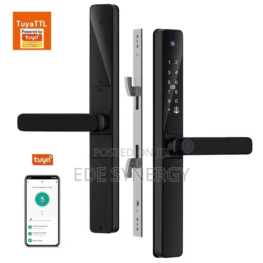 Tuya Smart Outdoor Smartlock With Camera Video Intercom Fingerprint