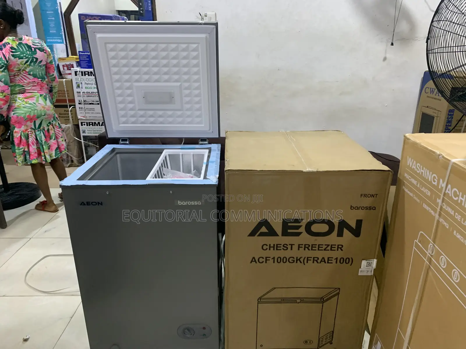 AEON 100L Chest Freezer With Compressor Fan - ACF100GK