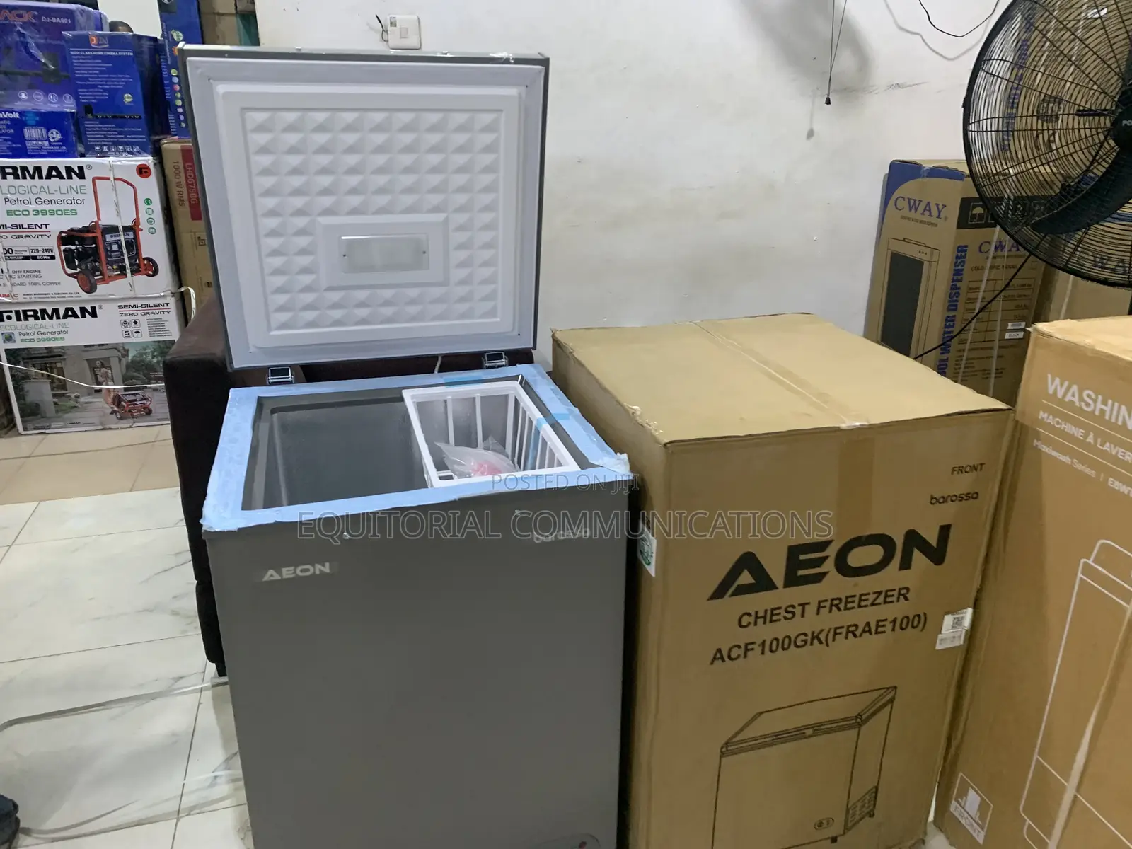 AEON 100L Compact Chest Freezer With Fast Cooling, Secure Lock LED
