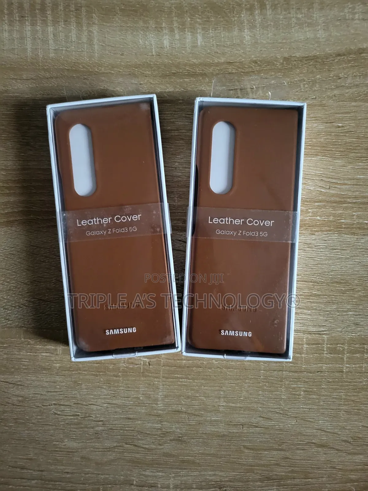 Original Official Samsung Galaxy Z Fold 3 Phone Case, Leather Case