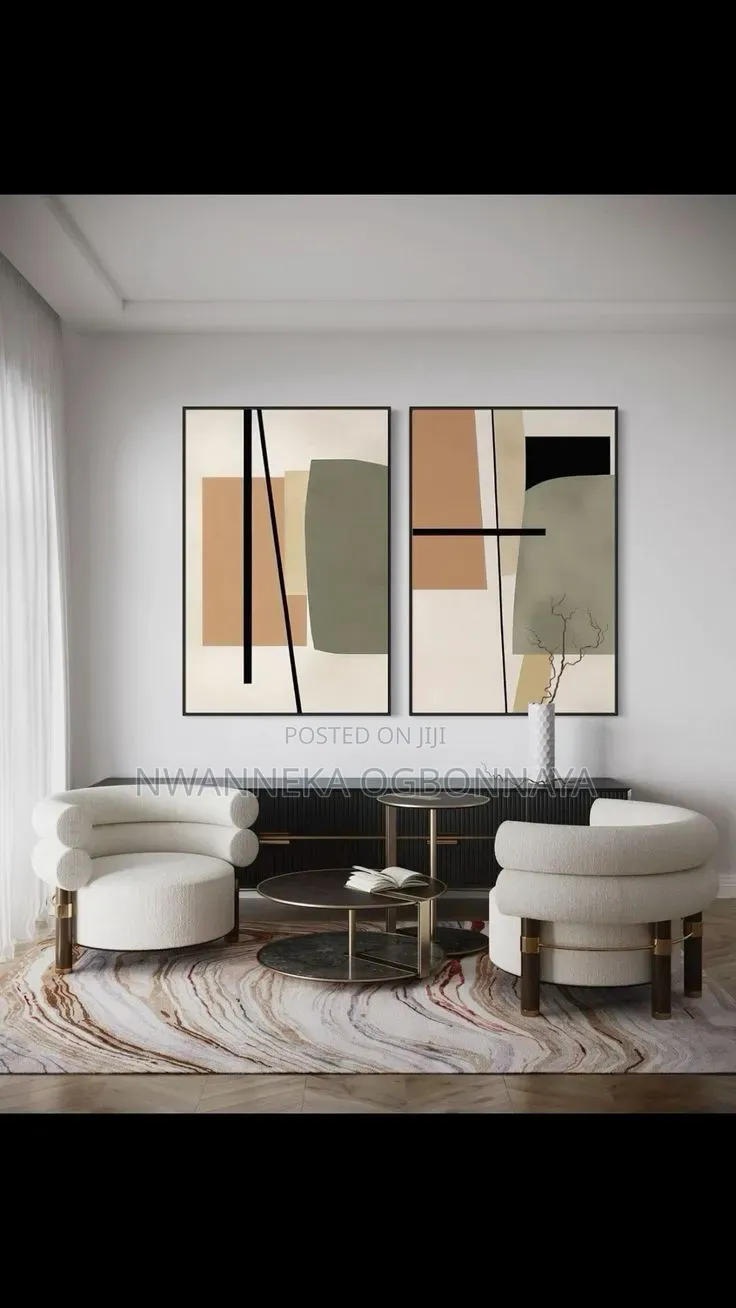Abstract Canvas Painting for Living Room