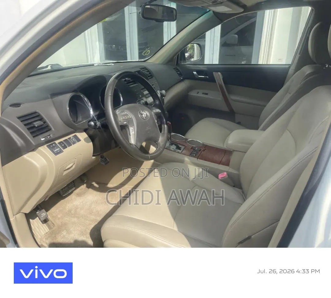 Toyota Highlander Limited 2009 White