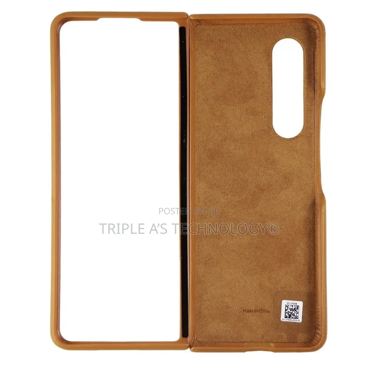 Original Official Samsung Galaxy Z Fold 3 Phone Case, Leather Case