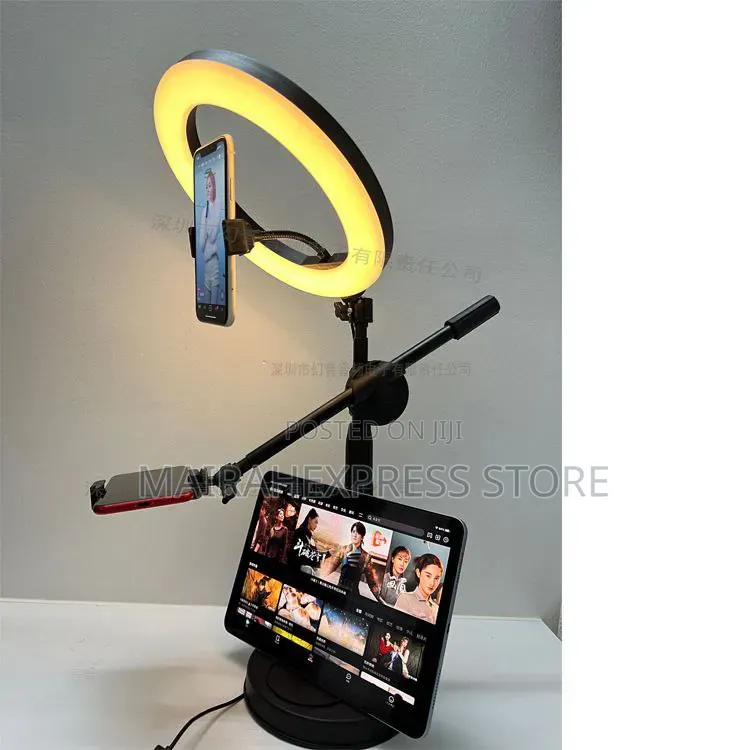 10 Inches Short Ring Light With Tab Holder B3s