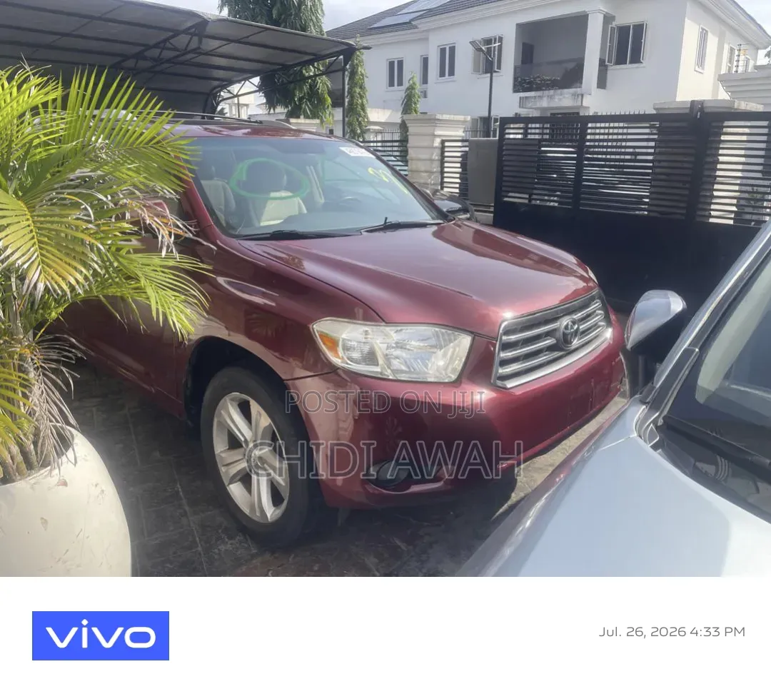 Toyota Highlander Limited 2009 Red