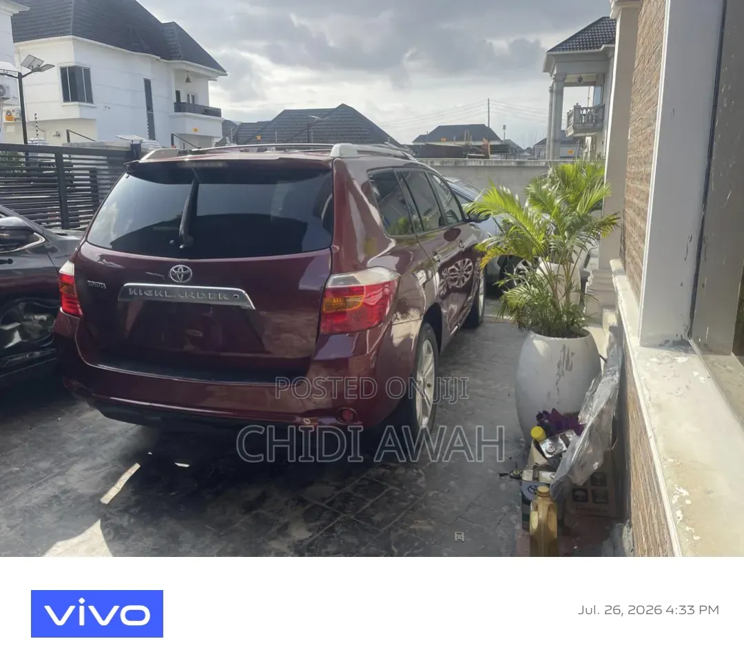 Toyota Highlander Limited 2009 Red