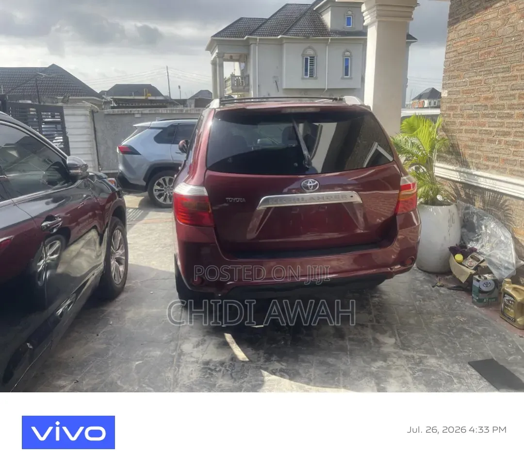 Toyota Highlander Limited 2009 Red