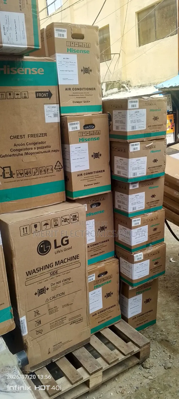 1hp Inverter AC Hisense 100% Energy Saving